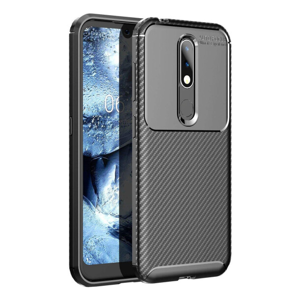 

Чехол Carbon Case Nokia 4.2 Черный