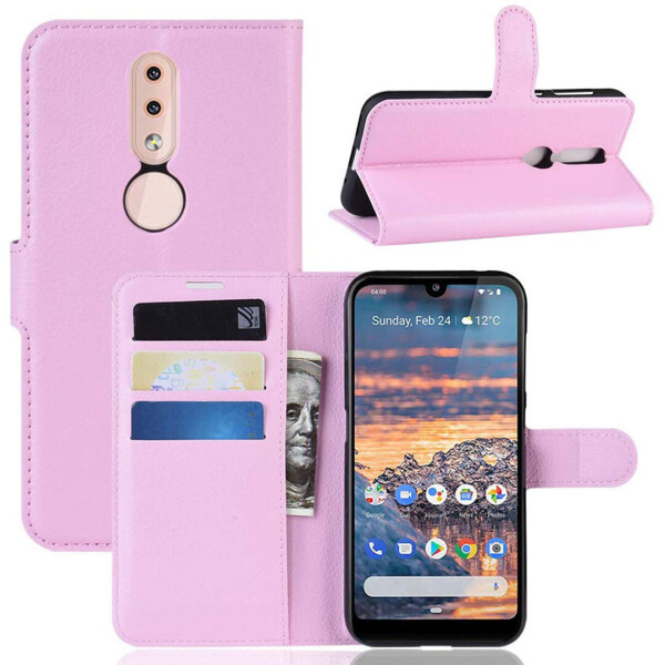 

Чехол-книжка Litchie Wallet для Nokia 4.2 Светло-розовый