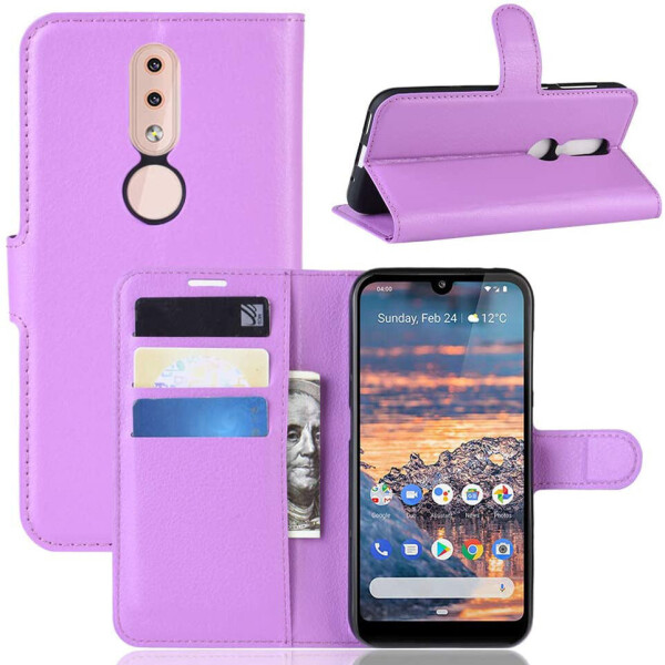 

Чехол-книжка Litchie Wallet для Nokia 4.2 Violet