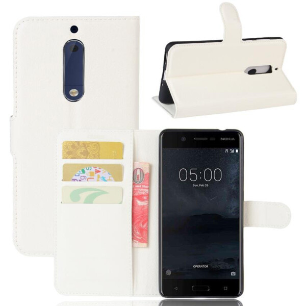

Чехол-книжка Litchie Wallet для Nokia 5 Белый
