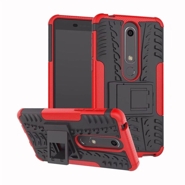 

Чехол Armor Case для Nokia 6 2018 / Nokia 6.1 Красный