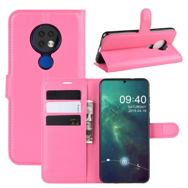 

Чехол-книжка Litchie Wallet для Nokia 6.2 / 7.2 Rose