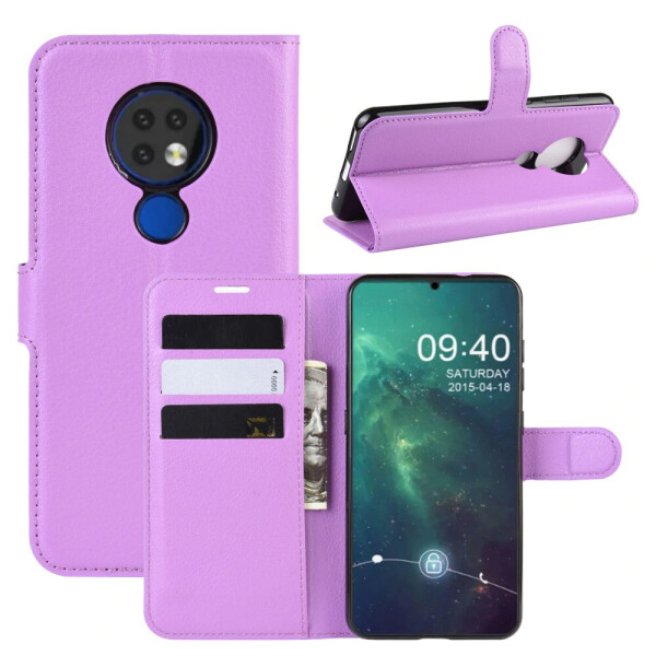 

Чехол-книжка Litchie Wallet для Nokia 6.2 / 7.2 Violet