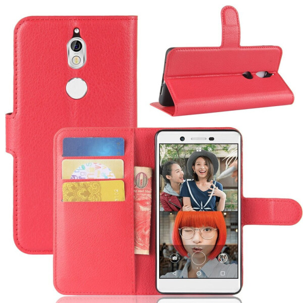 

Чехол-книжка Litchie Wallet для Nokia 7 Красный