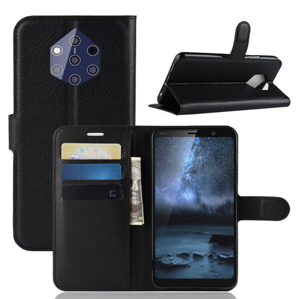 

Чехол-книжка Litchie Wallet для Nokia 9 PureView Black