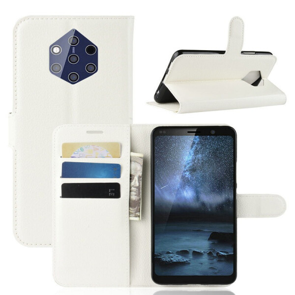 

Чехол-книжка Litchie Wallet для Nokia 9 PureView White