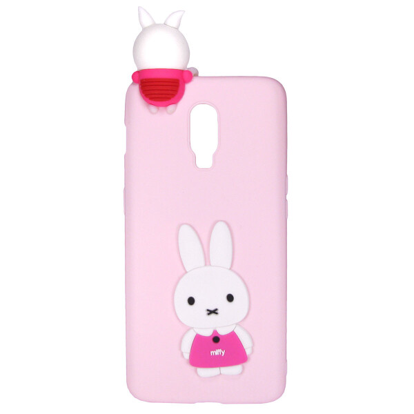 

Чехол Cartoon 3D Case для OnePlus 6T Кролик