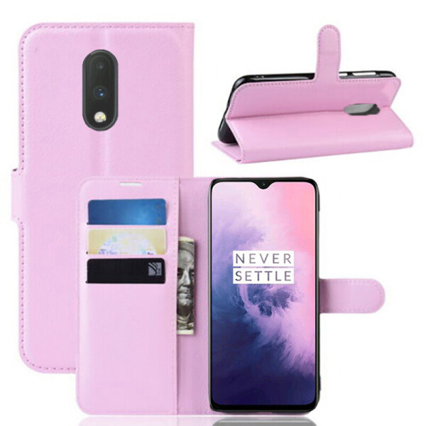

Чехол-книжка Litchie Wallet для OnePlus 7 Pink