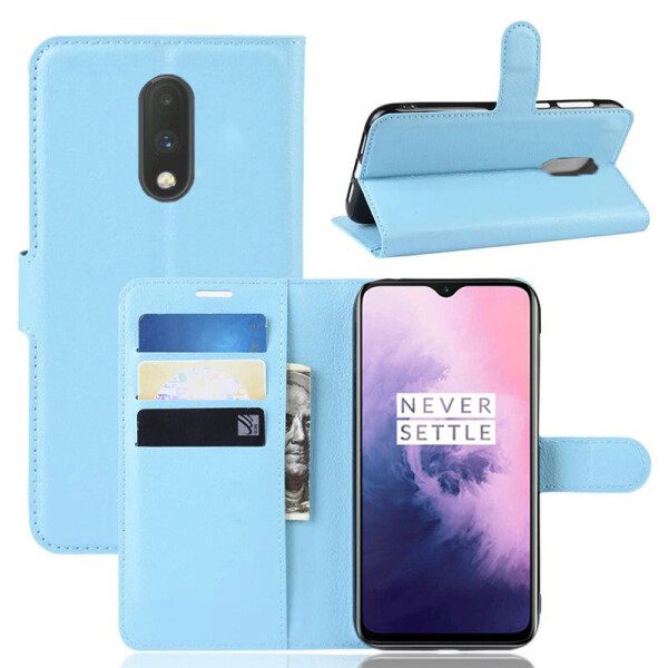 

Чехол-книжка Litchie Wallet для OnePlus 7 Blue