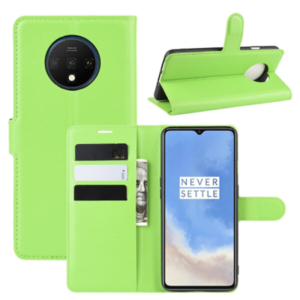 

Чехол-книжка Litchie Wallet для OnePlus 7T Green