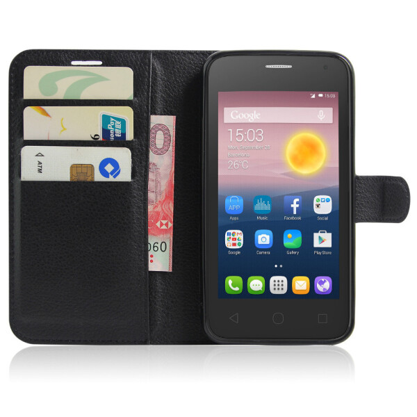 

Чехол-книжка Litchie Wallet для Alcatel One Touch Pixi 4 5010D (5.0) Черный