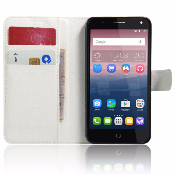 

Чехол-книжка Litchie Wallet для Alcatel One Touch Pop 4 5051D (5.0) Белый