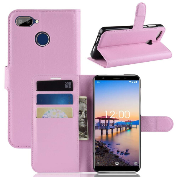 

Чехол-книжка Litchie Wallet для Oukitel C11 Pro Светло-розовый