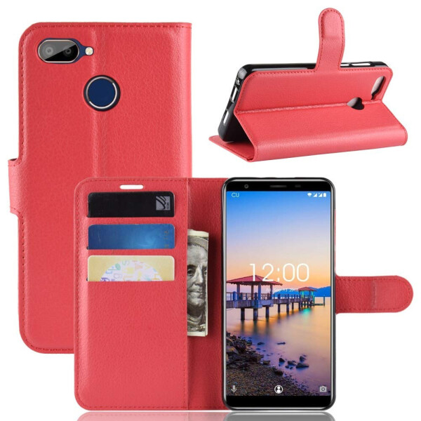 

Чехол-книжка Litchie Wallet для Oukitel C11 Pro Красный