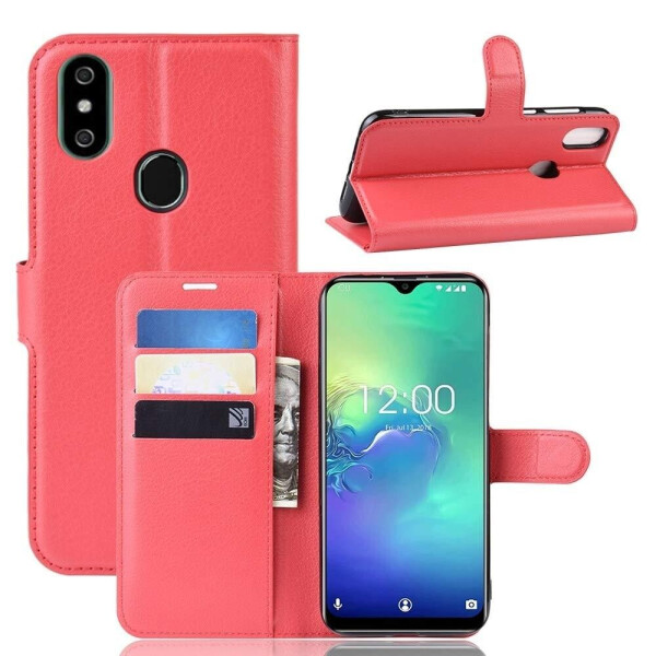 

Чехол-книжка Litchie Wallet для Oukitel C15 Pro Red