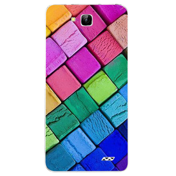 

Чехол с рисунком Printed Silicone для Oukitel C3 Кубики