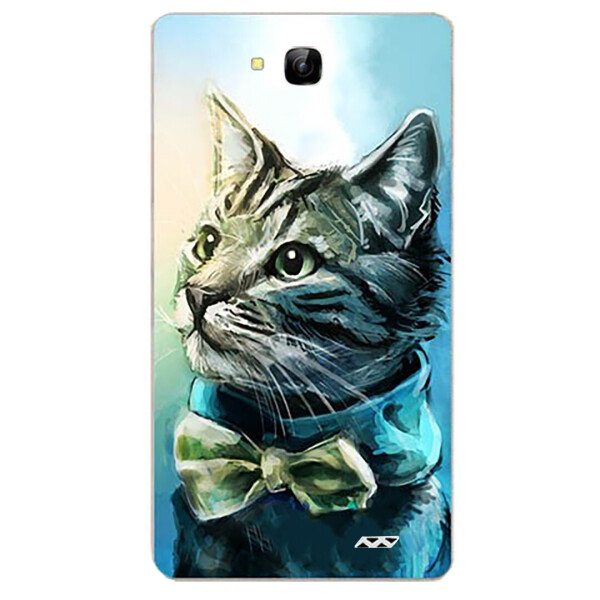 

Чехол с рисунком Printed Silicone для Oukitel C3 Кот С Бабочкой
