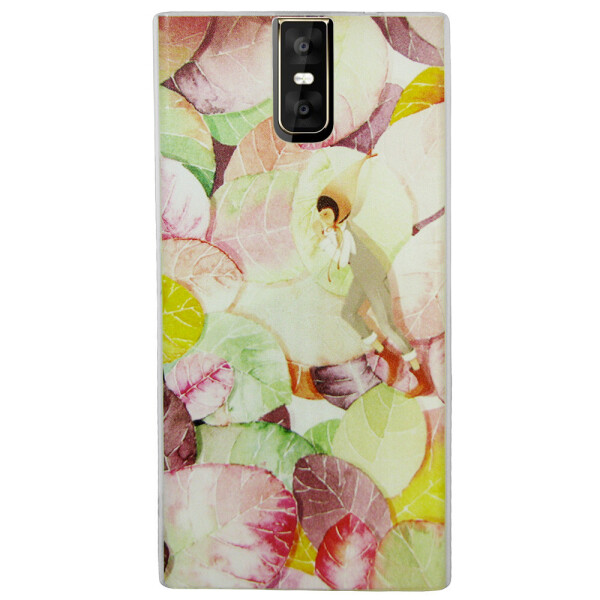 

Чехол с рисунком Printed Silicone для Oukitel K3 Листья