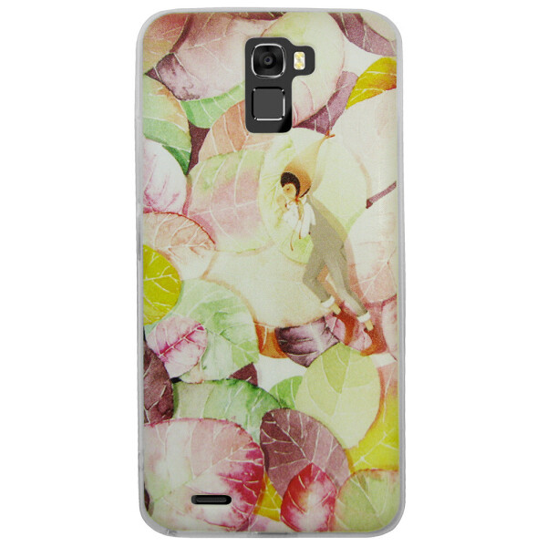 

Чехол с рисунком Printed Silicone для Oukitel K5000 Листья