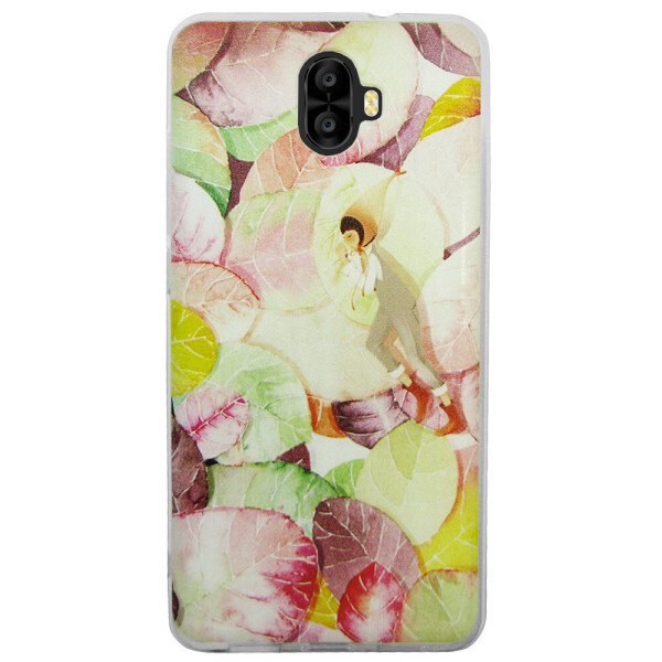 

Чехол с рисунком Printed Silicone для Oukitel K8000 Листья