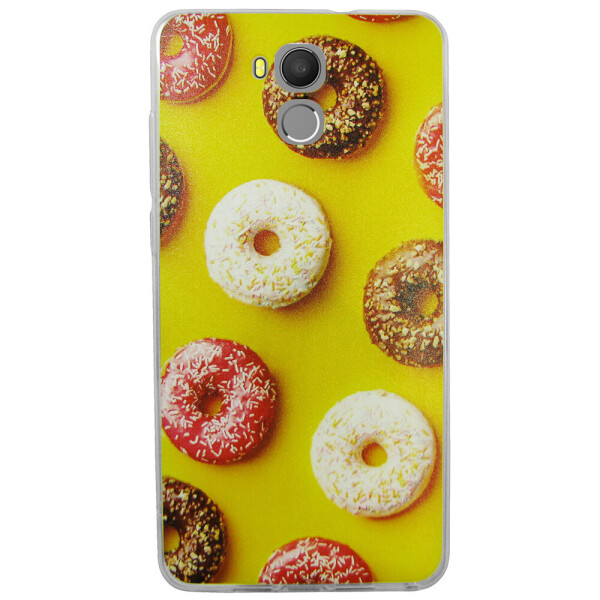 

Чехол с рисунком Printed Silicone для Oukitel U15 Pro Пончики