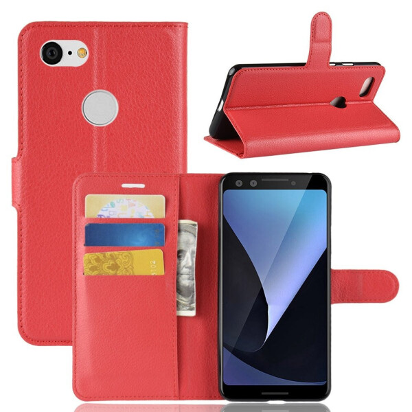 

Чехол-книжка Litchie Wallet для Google Pixel 3 Красный