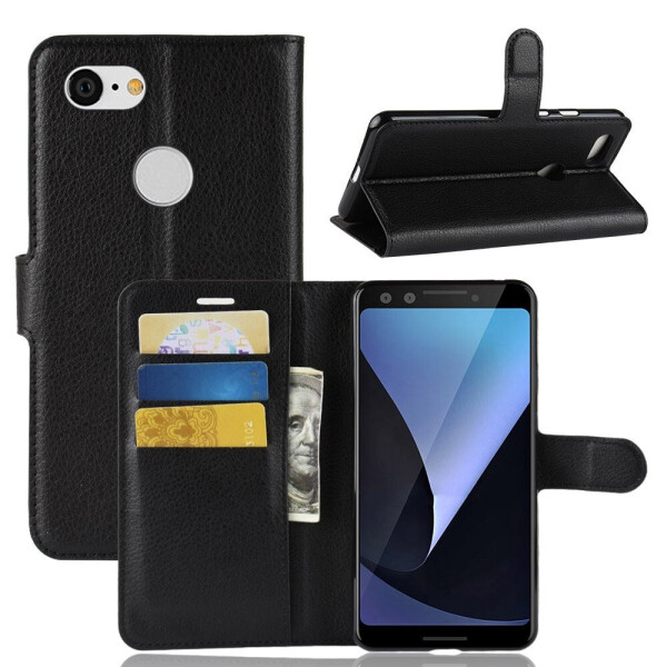 

Чехол-книжка Litchie Wallet для Google Pixel 3 Черный