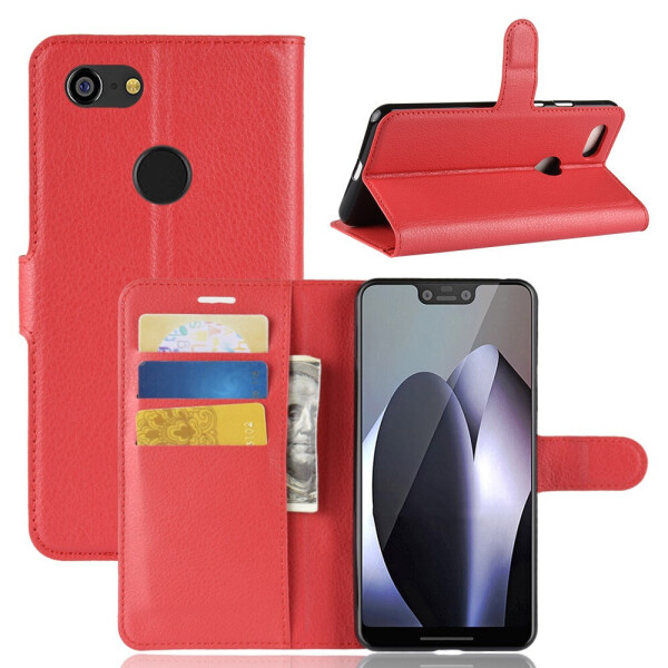

Чехол-книжка Litchie Wallet для Google Pixel 3 XL Красный