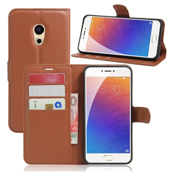 

Чехол-книжка Litchie Wallet для Meizu Pro 6 Коричневый
