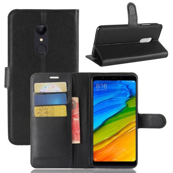 

Чехол-книжка Litchie Wallet для Xiaomi Redmi 5 Черный