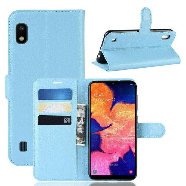 

Чехол-книжка Litchie Wallet для Samsung A102 Galaxy A10e Blue