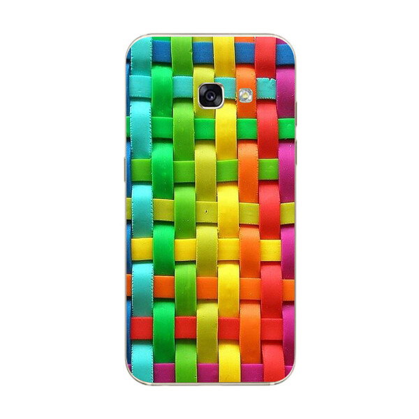 

Чехол с рисунком Printed Silicone для Samsung A320 Galaxy A3 2017 Плетенка