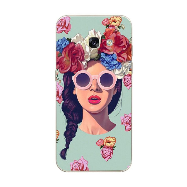

Чехол с рисунком Printed Silicone для Samsung A320 Galaxy A3 2017 Девушка