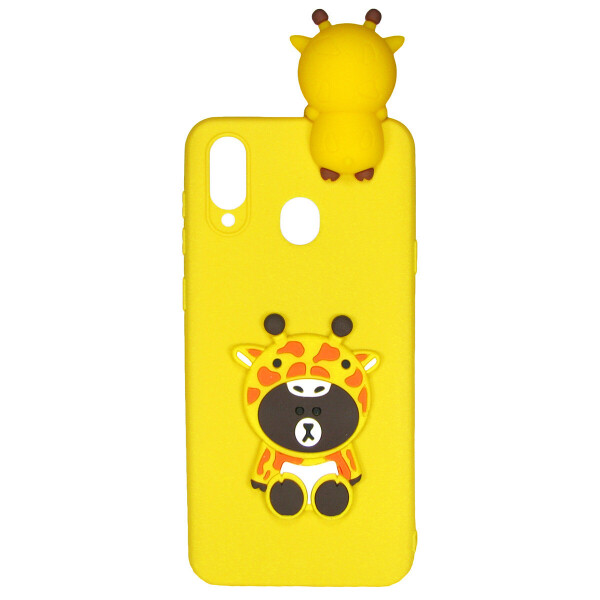 

Чехол Cartoon 3D Case для Samsung A405 Galaxy A40 Жираф