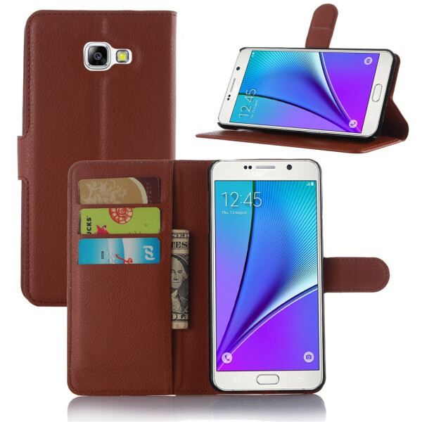 

Чехол-книжка Litchie Wallet для Samsung A520 Galaxy A5 2017 Коричневый