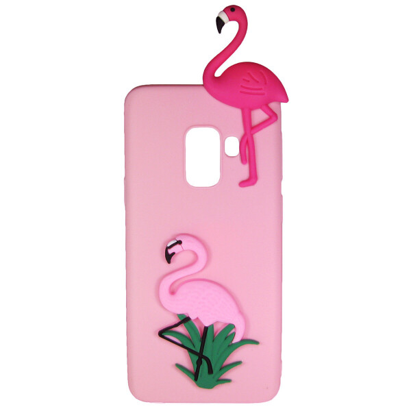 

Чехол Cartoon 3D Case для Samsung A600 Galaxy A6 2018 Фламинго