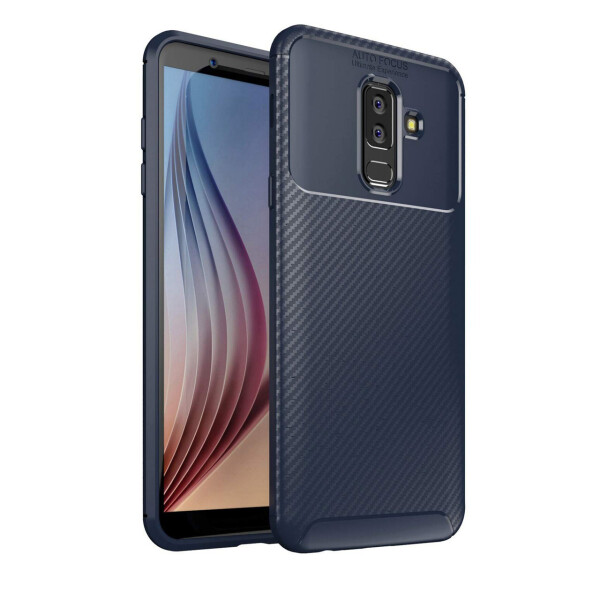 

Чехол Carbon Case Samsung A605 Galaxy A6 Plus 2018 Синий