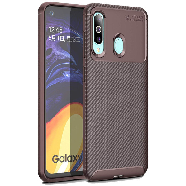 

Чехол Carbon Case Samsung A606 Galaxy A60 Коричневый