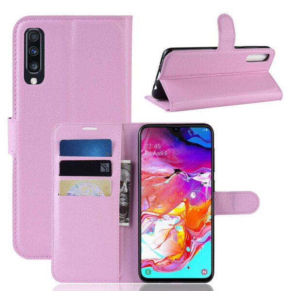 

Чехол-книжка Litchie Wallet для Samsung A705 Galaxy A70 Светло-розовый