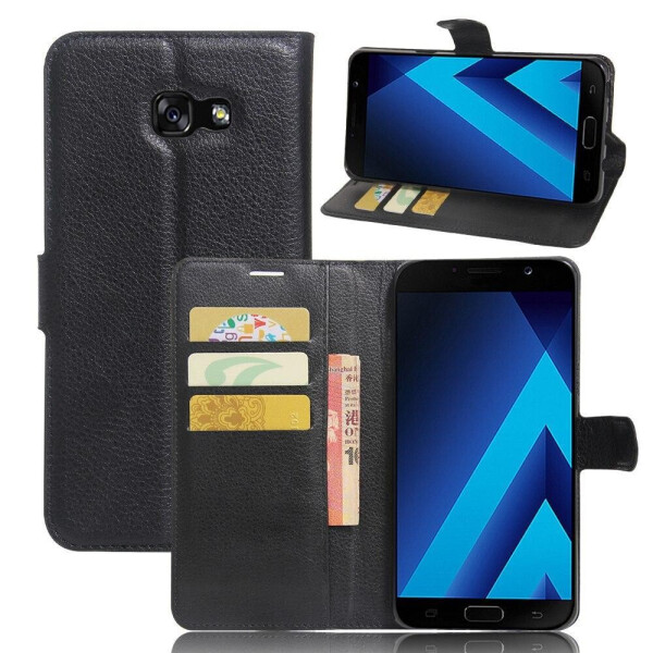 

Чехол-книжка Litchie Wallet для Samsung A720 Galaxy A7 2017 Черный