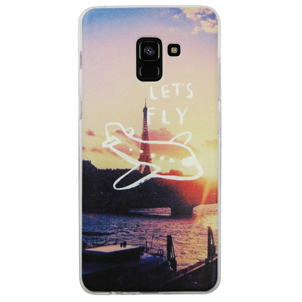 

Чехол с рисунком Printed Silicone для Samsung A730 Galaxy A8+ 2018 Париж