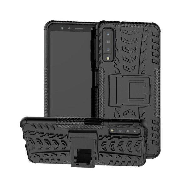 Акция на Чехол Armor Case для Samsung A750 Galaxy A7 2018 Черный от Allo UA