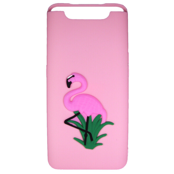

Чехол Cartoon 3D Case для Samsung A805 Galaxy A80 Фламинго