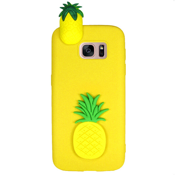 

Чехол Cartoon 3D Case для Samsung G935 Galaxy S7 Edge Ананасы