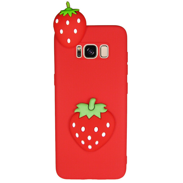 

Чехол Cartoon 3D Case для Samsung G950 Galaxy S8 Клубничка