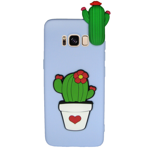 

Чехол Cartoon 3D Case для Samsung G950 Galaxy S8 Кактус