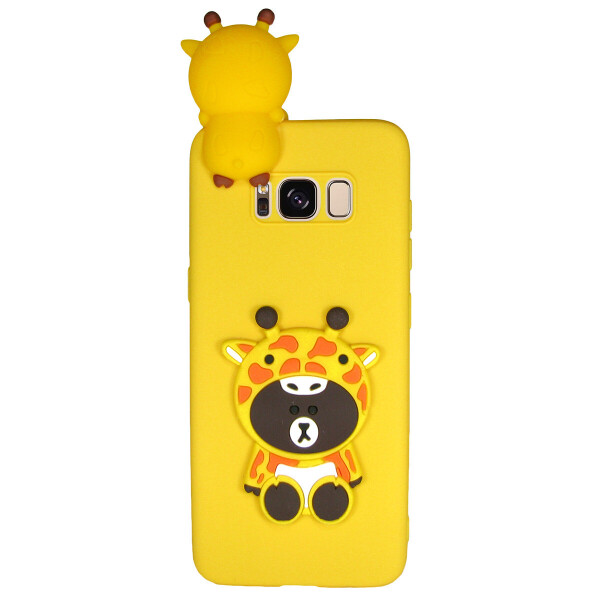 

Чехол Cartoon 3D Case для Samsung G955 Galaxy S8 Plus Жираф