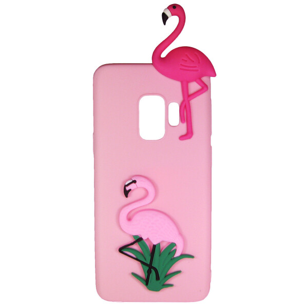 

Чехол Cartoon 3D Case для Samsung G960 Galaxy S9 Фламинго