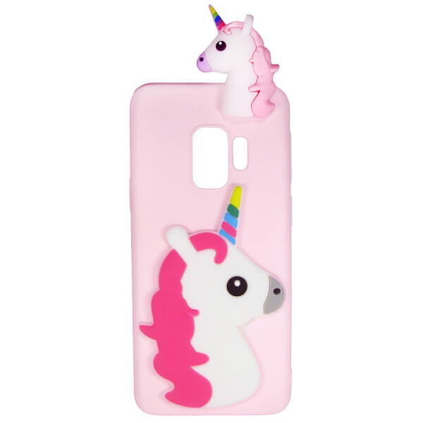 

Чехол Cartoon 3D Case для Samsung G965 Galaxy S9 Plus Единорог