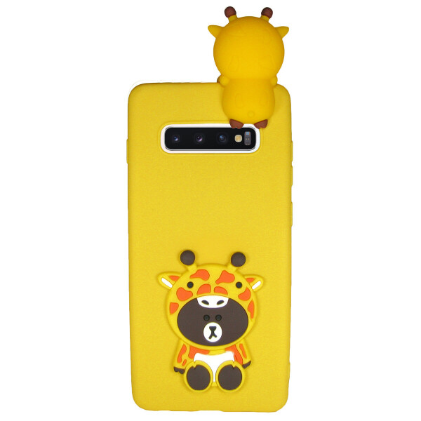 

Чехол Cartoon 3D Case для Samsung G973 Galaxy S10 Жираф